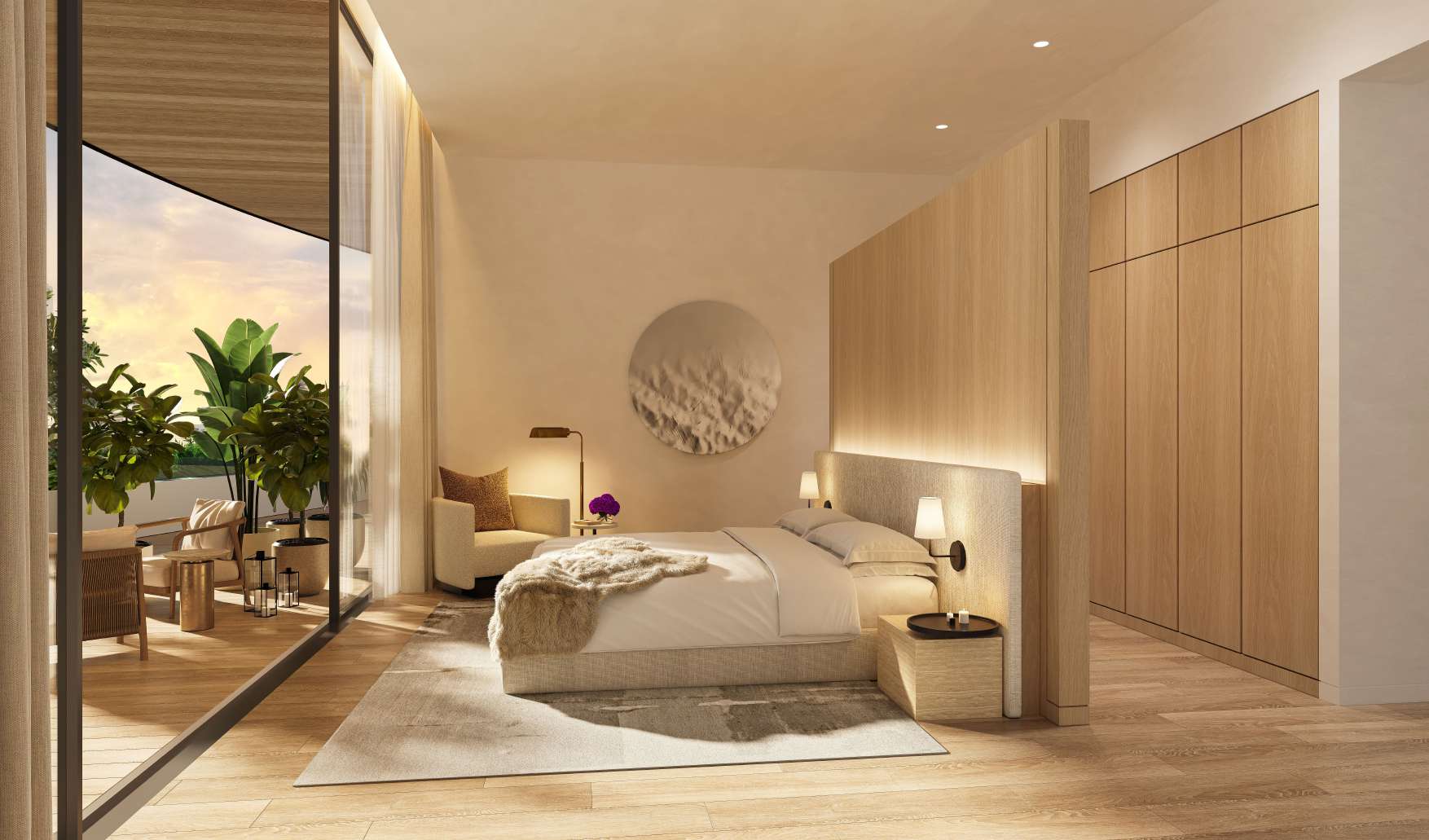 Bedroom & Balcony